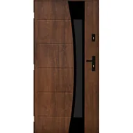 Drzwi zewnętrzne - Drzwi zewnętrzne WEZUWIUSZ Orzech 90 lewe - miniaturka - grafika 1