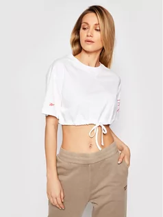 Koszulki i topy damskie - Reebok T-Shirt Myt GI6959 Biały Regular Fit - grafika 1