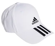 Czapki damskie - Adidas, Czapka, BBALL 3S CAP CT FQ5411, biały, rozmiar 58 - miniaturka - grafika 1