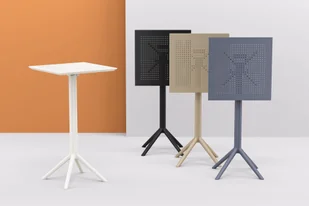 Stół barowy Siesta Sky Folding Taupe - Meble gastronomiczne - miniaturka - grafika 7