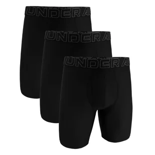 Bokserki męskie Under Armour Perf Tech Mesh Solid 9in 3Pack Black 3XL - Majtki męskie - miniaturka - grafika 1