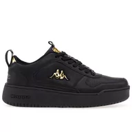 Trampki damskie - Buty Kappa Fogo 243324-1145 - czarne - miniaturka - grafika 1