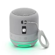 Głośniki przenośne - Techly ICASBL94GR GŁOŚNIK BLUETOOTH LED SZARY - miniaturka - grafika 1