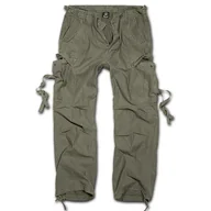 Odzież trekkingowa męska - Spodnie bushcraft męskie Brandit M65 Vintage Olive - miniaturka - grafika 1