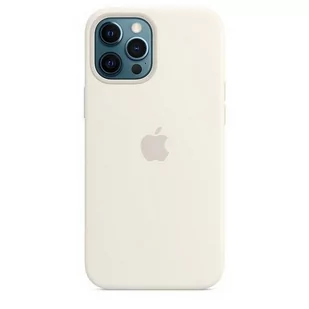 Apple Etui Silicone Case do iPhone 12 Pro Max Biały MHLE3ZM/A - Etui i futerały do telefonów - miniaturka - grafika 4