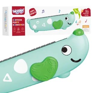 WOOPIE Kolorowa Harmonijka Ustna dla Dzieci Piesek - Zabawki interaktywne dla dzieci - miniaturka - grafika 1