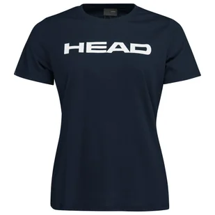Koszulka damska Head Club Basic T-Shirt Women Navy M - Koszulki sportowe damskie - miniaturka - grafika 1