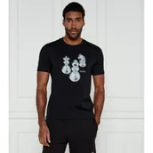 Koszulki męskie - HUGO T-shirt Dischach | Regular Fit - miniaturka - grafika 1