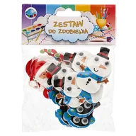 Ozdoby bożonarodzeniowe - Naklejki 12 sztuk - miniaturka - grafika 1