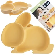 Akcesoria i części AGD - Talerz dla dziecka silikonowy dzielony 23x18,5x3,5 cm - Orion - miniaturka - grafika 1