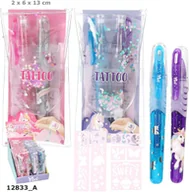 Zabawki kreatywne - Zestaw żelopisów do tatuażu Ylvi z Jednorożcem 1szt.mix 12833A - miniaturka - grafika 1