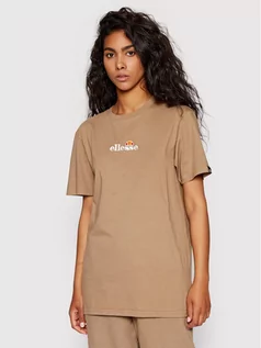 Koszulki i topy damskie - Ellesse T-Shirt Annatto SGM13148 Brązowy Regular Fit - grafika 1