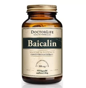 Doctor Life Doctor Life Baicalin tarczyca bajkalska 500mg suplement diety 100 kapsułek - Zdrowa żywność - miniaturka - grafika 1