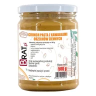 Słodkie kremy i masła - Crunch pasta orzechowa 500g - miniaturka - grafika 1
