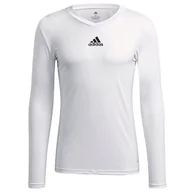 Koszulki męskie - Koszulka męska adidas Team Base Tee biała GN5676 - miniaturka - grafika 1