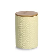 Pojemniki kuchenne - Ceramiczny pojemnik z bambusowym wieczkiem, 720 ml - miniaturka - grafika 1