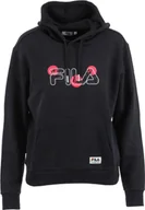 Bluzy damskie - Fila Fila Bellagio Hoody FAW0274-80001 Czarne M - miniaturka - grafika 1