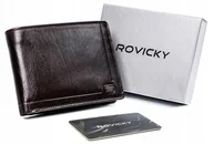 Portfele - Skórzany Portfel Męski Z Systemem Rfid Lumarko! - miniaturka - grafika 1