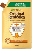 Szampony do włosów - Szampon do odżywiania Garnier Original Remedies Honey Treasures Shampoo 500 ml (3600542415910) - miniaturka - grafika 1