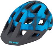 Kaski rowerowe - Cube Badger Kask, blue M 56-59cm 2020 Kaski MTB - miniaturka - grafika 1