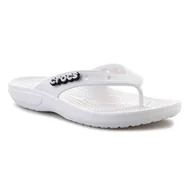 Pływanie - Japonki Crocs Classic Flip W 207713-100 białe białe - miniaturka - grafika 1