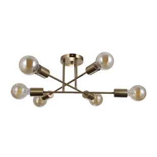 Lampa sufitowa FORMIO PND-4052-6-HBR Italux - Lampy sufitowe Lampa sufitowa FORMIO PND-4052-6-HBR Italux - Lampy sufitowe - miniaturka - grafika 1