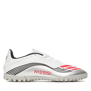 Buty do piłki nożnej adidas F50 Messi Club JP7445 Biały - Piłka nożna - miniaturka - grafika 1