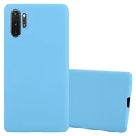 Etui i futerały do telefonów - Pokrowiec Do Samsung Galaxy NOTE 10 PLUS Etui w CANDY NIEBIESKI TPU Silikon Obudowa Case Cover Ochronny Plecki Cadorabo - miniaturka - grafika 1