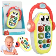 Zabawki interaktywne dla dzieci - Zabawkowy Telefon Interaktywny dla Dzieci z Muzyką i Światłami U570Y - miniaturka - grafika 1