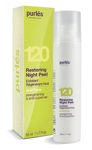 Purles Acid Peels 120 Restoring Night Peel Eksfoliujący Krem Wzmacniający z kwasami 50ml - Kremy do twarzy - miniaturka - grafika 1