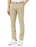 Spodenki męskie - Tommy Hilfiger Męskie spodnie tkane Bleecker ze strukturą, Batikowe khaki, 29W / 36L - miniaturka - grafika 1