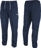 Spodnie sportowe męskie - Puma Spodnie męskie Puma teamRISE Sideline Pants granatowe 657327 06 S - miniaturka - grafika 1