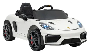 Pojazd elektryczny Ramiz Porsche Spyder RS 718 MP4 Biały (5903864946826) - Pojazdy elektryczne dla dzieci - miniaturka - grafika 1