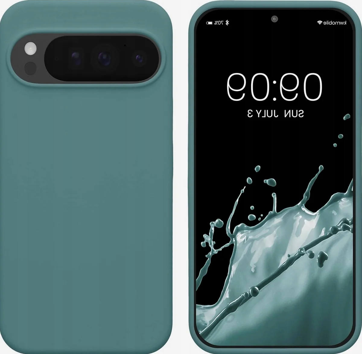 Etui do telefonu silikonowe elastyczne gładkie wytrzymałe matowe