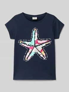 T-shirt z o kroju regular fit z interaktywnym wzorem - Koszulki dla dziewczynek - miniaturka - grafika 1