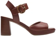 Moda i Uroda OUTLET - Clarks AmbyrLyn damskie czółenka rubinowe, brytyjska Tan Lea, 37 EU, Brytyjska Tan Lea, 37 EU - miniaturka - grafika 1