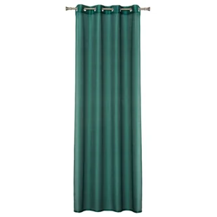 Firana z kółkami SOFIA 140 x 260 cm zielona - Firany - miniaturka - grafika 1