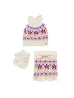 Rękawiczki dla dzieci - Mayoral Zestaw czapka, szalik i rękawiczki 10.536 Écru - miniaturka - grafika 1