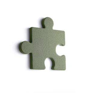 Panel akustyczny POLY, puzzel, 700x700x50 mm, ścienny, zielony - Płyty i maty izolacyjne - miniaturka - grafika 1