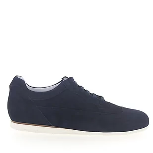 Truman's Sneaker 8745 zamsz ciemnoniebieski - Trampki damskie - miniaturka - grafika 1