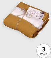 Koce i narzuty dla dzieci - Pielucha MUSLIN 3 pak incl.1x tetra, roz. 70x80 - miniaturka - grafika 1