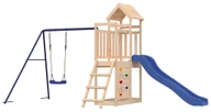 Place zabaw - Plac zabaw do ogrodu z huśtawką i zjeżdżalnią K5-W01 - miniaturka - grafika 1