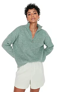 Trendyol Bluza damska, Miętowy, S - Bluzy damskie - miniaturka - grafika 1