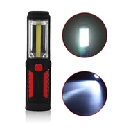 Latarki - Akumulatorowa latarka LED, lampa robocza COB LED 2 w 1, odpowiednia na kemping/wędrówki/do samochodu/garażu/warsztatu, dwa tryby oświetlenia - miniaturka - grafika 1