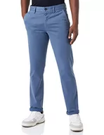 Spodnie męskie - BOSS Spodnie męskie płaskie, jasnoniebieskie, 2932 - miniaturka - grafika 1