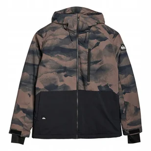 Kurtka snowboardowa męska Quiksilver Mission Printed Block - Kurtki narciarskie - miniaturka - grafika 1