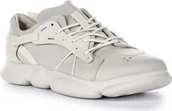 Sneakersy damskie - Skórzane sneakersy Camper Karst M Nondyed Organic Sport Sneaker In Off White - 9M United Kingdom - 43 EU - 9,5M US / Cream coloured - miniaturka - grafika 1