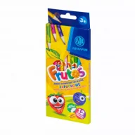 Kredki, ołówki, pastele i pisaki - Kredki ołówkowe zapachowe trójkątne Astra Frutos 12 szt. - miniaturka - grafika 1