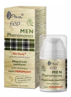Ava Labolatorium Eco Men Pheromones długotrwałe nawilżenie krem do twarzy aktywujący męskie feromony 50ml - Kremy do twarzy - miniaturka - grafika 1