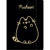 Teczki i skoroszyty - Teczka z gumką A4 300g. PUSHEEN GOLD Unipap - miniaturka - grafika 1